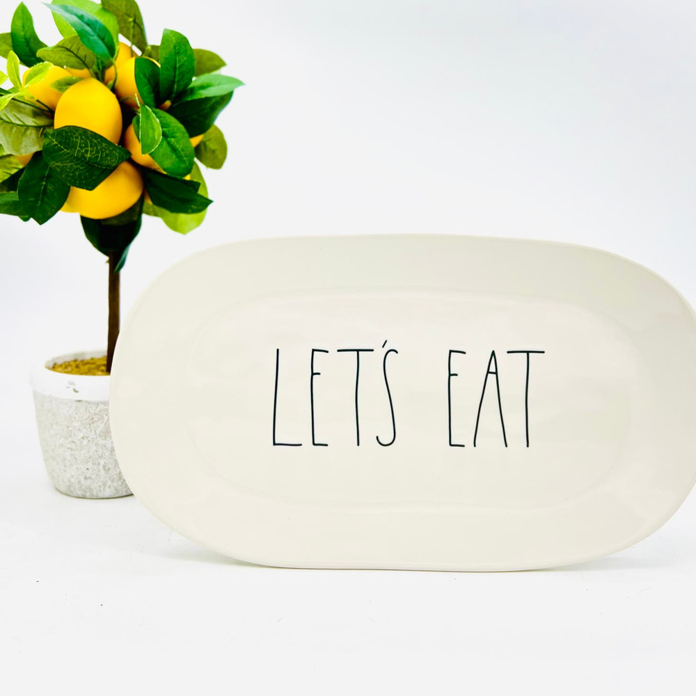 Rae Dunn Let's Eat Platter